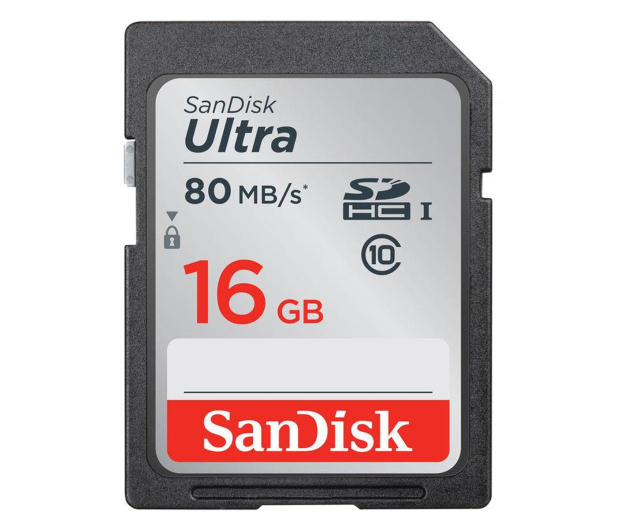 SANDISK SD 16 GB ULTRA SDSDUNC-016G-GN6IN - 265000 - zdjęcie